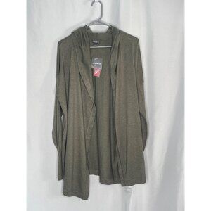 Eddie Bauer Womens WR Engage Wrap Sprig Green L VILOFT Blend With Thumbholes